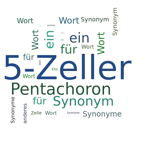 Ein anderes Wort für 5-Zeller - Synonym 5-Zeller