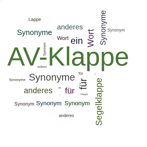 Ein anderes Wort für AV-Klappe - Synonym AV-Klappe