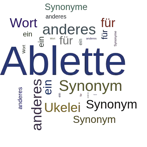 Ein anderes Wort für Ablette - Synonym Ablette