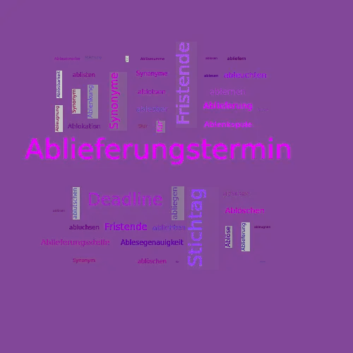 Ein anderes Wort für Ablieferungstermin - Synonym Ablieferungstermin