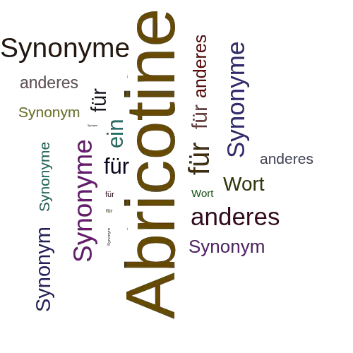 Ein anderes Wort für Abricotine - Synonym Abricotine