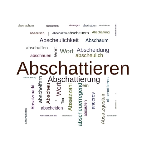 Ein anderes Wort für Abschattieren - Synonym Abschattieren
