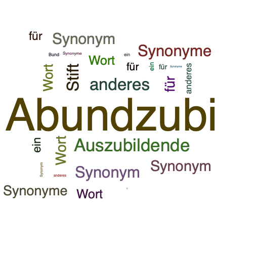 Ein anderes Wort für Abundzubi - Synonym Abundzubi