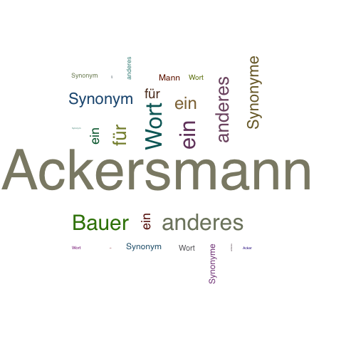 Ein anderes Wort für Ackersmann - Synonym Ackersmann