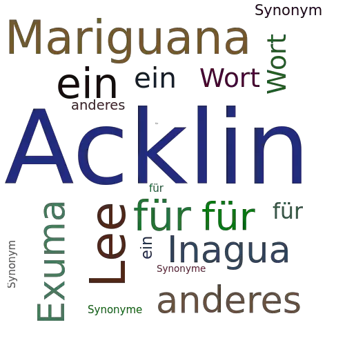 Ein anderes Wort für Acklin - Synonym Acklin