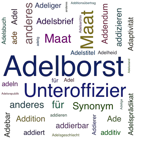 Ein anderes Wort für Adelborst - Synonym Adelborst