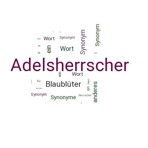 Ein anderes Wort für Adelsherrscher - Synonym Adelsherrscher