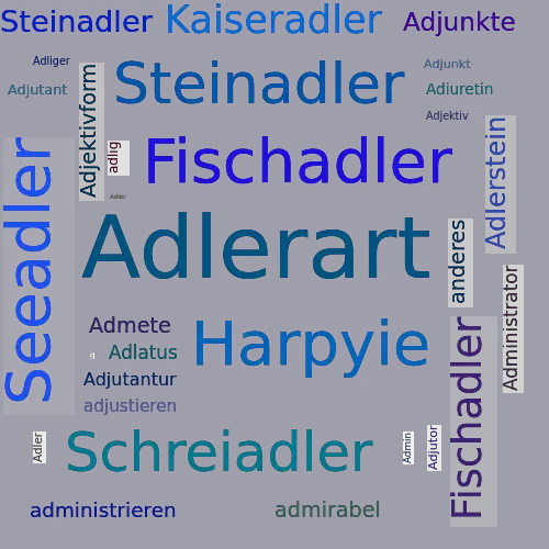 Ein anderes Wort für Adlerart - Synonym Adlerart