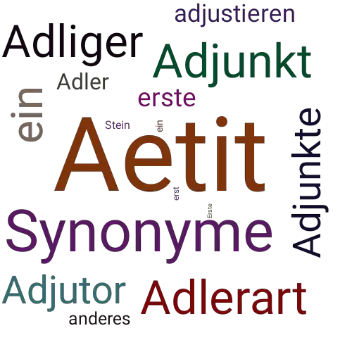 Ein anderes Wort für Adlerstein - Synonym Adlerstein