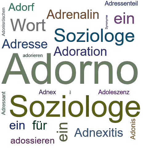 Ein anderes Wort für Adorno - Synonym Adorno