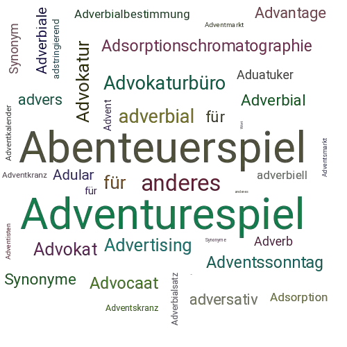 Ein anderes Wort für Adventure - Synonym Adventure