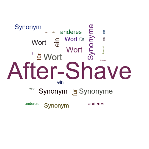Ein anderes Wort für After-Shave - Synonym After-Shave