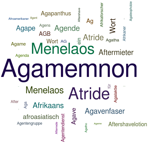 Ein anderes Wort für Agamemnon - Synonym Agamemnon