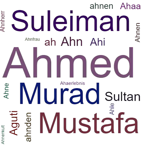 Ein anderes Wort für Ahmed - Synonym Ahmed