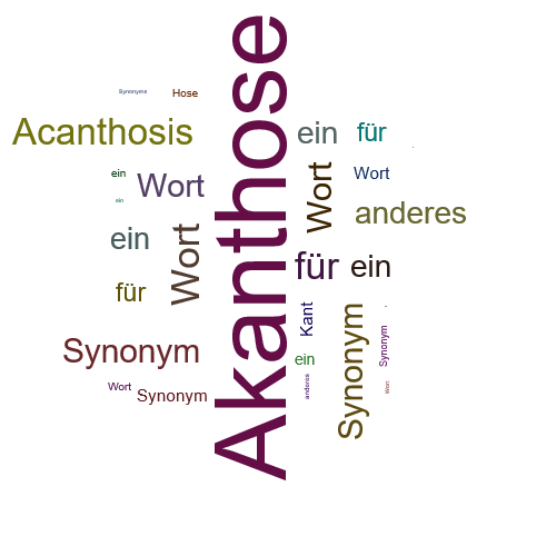 Ein anderes Wort für Akanthose - Synonym Akanthose