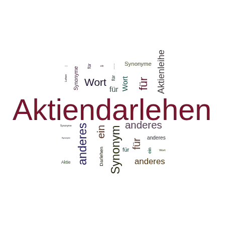 Ein anderes Wort für Aktiendarlehen - Synonym Aktiendarlehen
