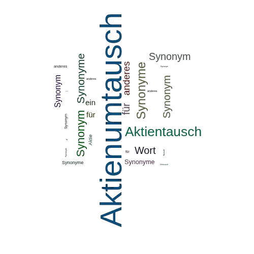 Ein anderes Wort für Aktienumtausch - Synonym Aktienumtausch