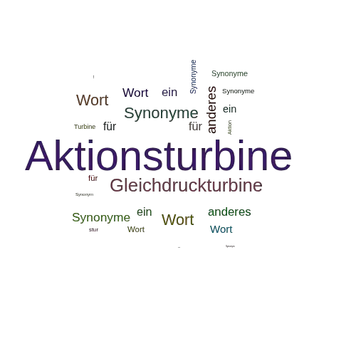 Ein anderes Wort für Aktionsturbine - Synonym Aktionsturbine