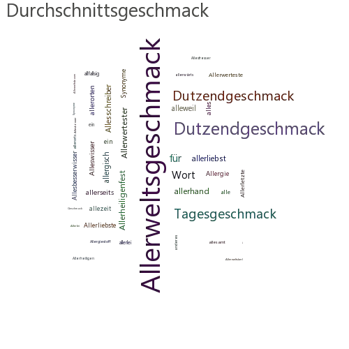 Ein anderes Wort für Allerweltsgeschmack - Synonym Allerweltsgeschmack