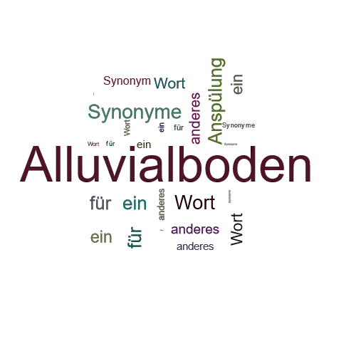 Ein anderes Wort für Alluvialboden - Synonym Alluvialboden