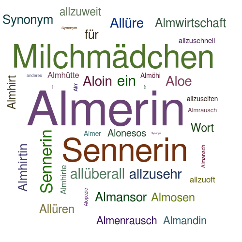 Ein anderes Wort für Almerin - Synonym Almerin