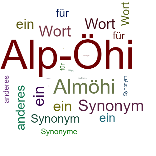 Ein anderes Wort für Alp-Öhi - Synonym Alp-Öhi