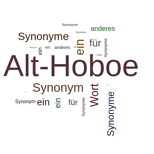 Ein anderes Wort für Alt-Hoboe - Synonym Alt-Hoboe