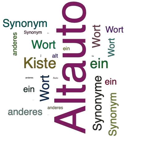 Ein anderes Wort für Altauto - Synonym Altauto