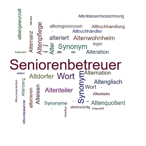 Ein anderes Wort für Altenpfleger - Synonym Altenpfleger