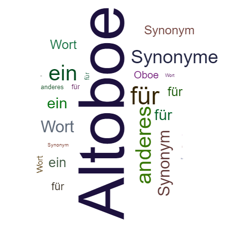 Ein anderes Wort für Altoboe - Synonym Altoboe