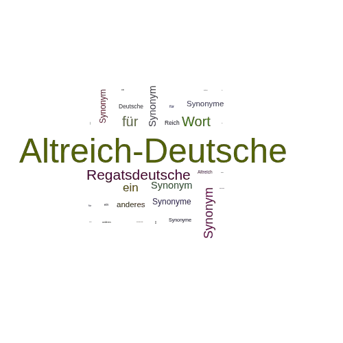 Ein anderes Wort für Altreich-Deutsche - Synonym Altreich-Deutsche