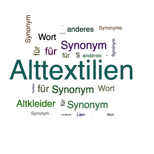 Ein anderes Wort für Alttextilien - Synonym Alttextilien