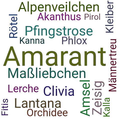 Ein anderes Wort für Amarant - Synonym Amarant