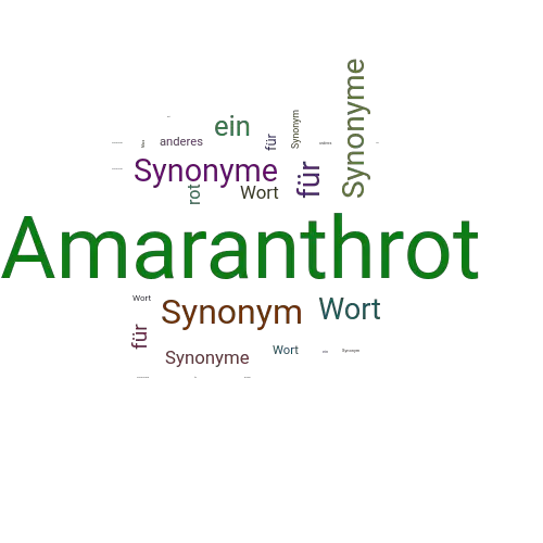 Ein anderes Wort für Amaranthrot - Synonym Amaranthrot