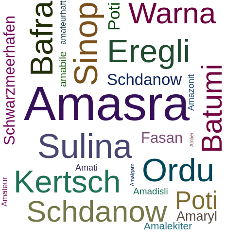 Ein anderes Wort für Amasra - Synonym Amasra