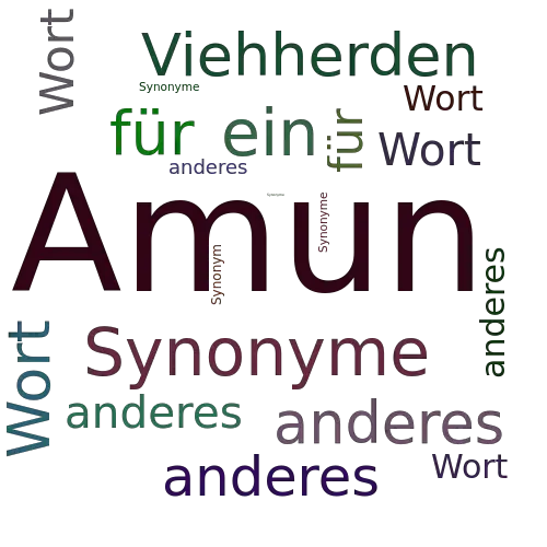 Ein anderes Wort für Amun - Synonym Amun