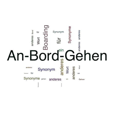 Ein anderes Wort für An-Bord-Gehen - Synonym An-Bord-Gehen