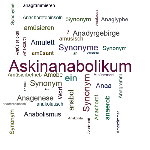 Ein anderes Wort für Anabolikum - Synonym Anabolikum