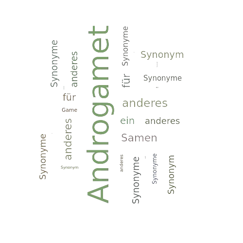 Ein anderes Wort für Androgamet - Synonym Androgamet