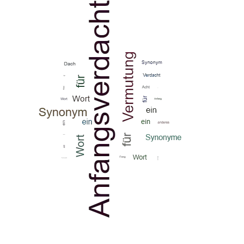 Ein anderes Wort für Anfangsverdacht - Synonym Anfangsverdacht