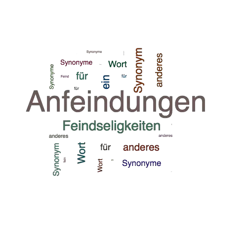 Ein anderes Wort für Anfeindungen - Synonym Anfeindungen