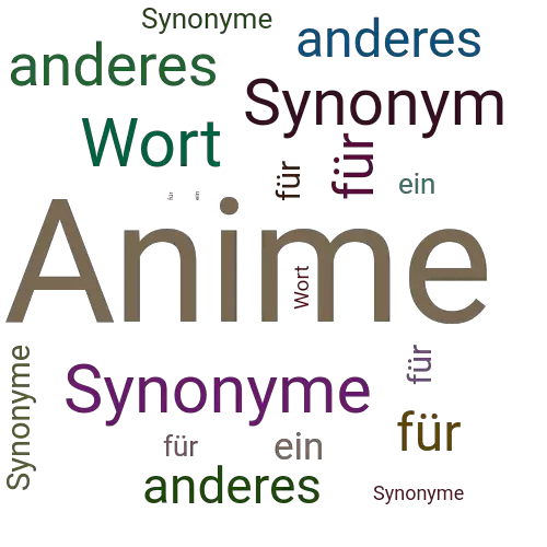 Ein anderes Wort für Anime - Synonym Anime
