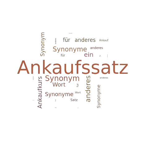 Ein anderes Wort für Ankaufssatz - Synonym Ankaufssatz