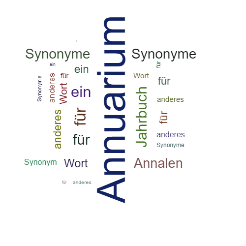 Ein anderes Wort für Annuarium - Synonym Annuarium