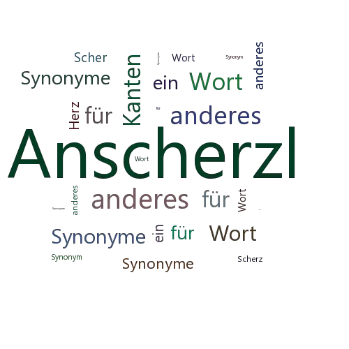 Ein anderes Wort für Anscherzl - Synonym Anscherzl