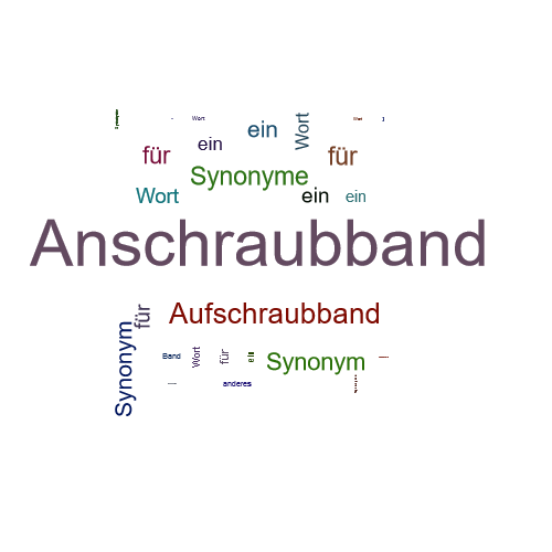 Ein anderes Wort für Anschraubband - Synonym Anschraubband