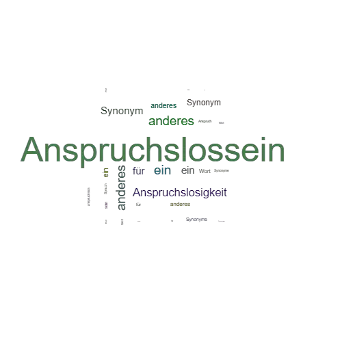 Ein anderes Wort für Anspruchslossein - Synonym Anspruchslossein