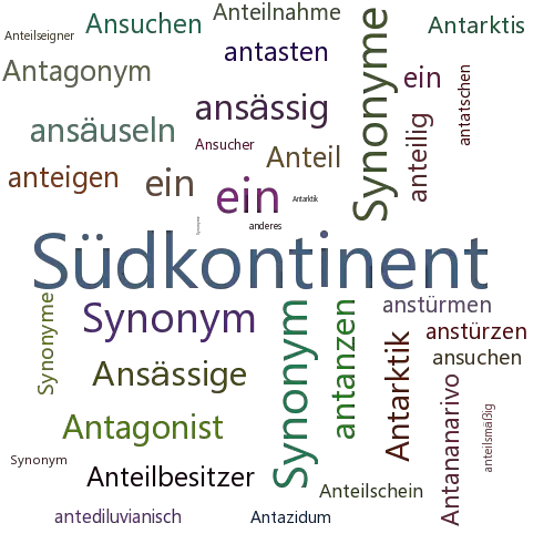Ein anderes Wort für Antarktika - Synonym Antarktika