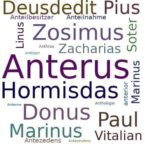 Ein anderes Wort für Anterus - Synonym Anterus