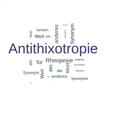 Ein anderes Wort für Antithixotropie - Synonym Antithixotropie